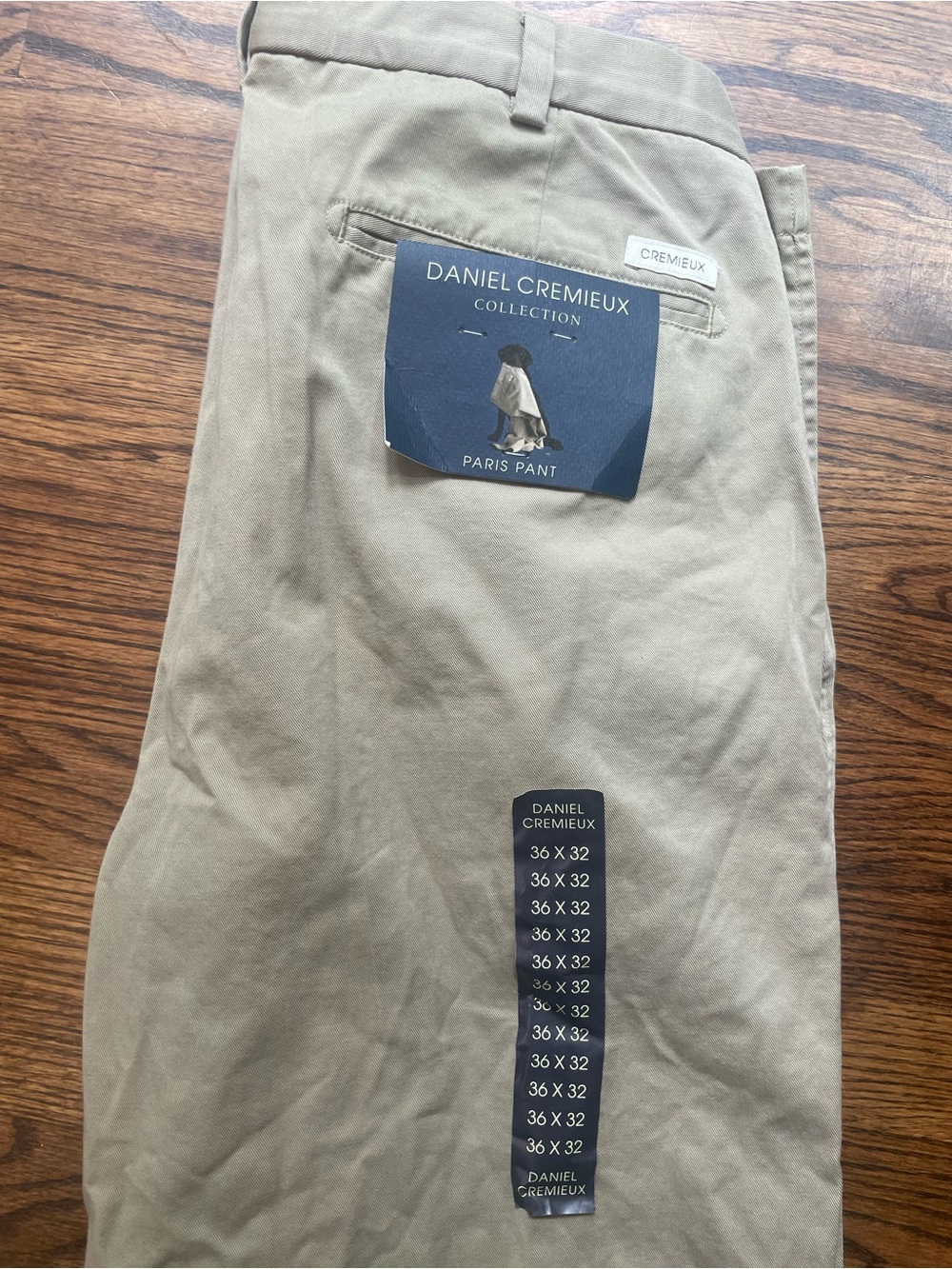 Daniel Cremieux Men's Chino Pants in Khaki Tan NWT